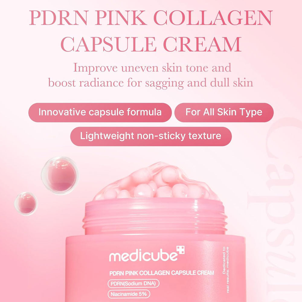MEDICUBE PDRN Pink Collagen Capsule Cream