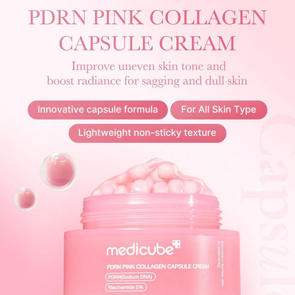 MEDICUBE PDRN Pink Collagen Capsule Cream