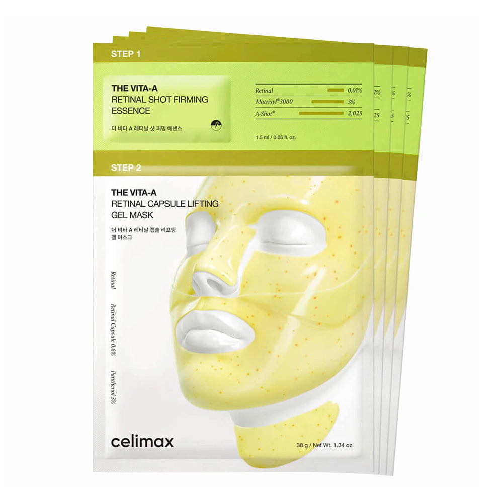 CELIMAX - The Vita-A Retinal Shot Tightening 2-Step Gel Mask - (Single Sheet)