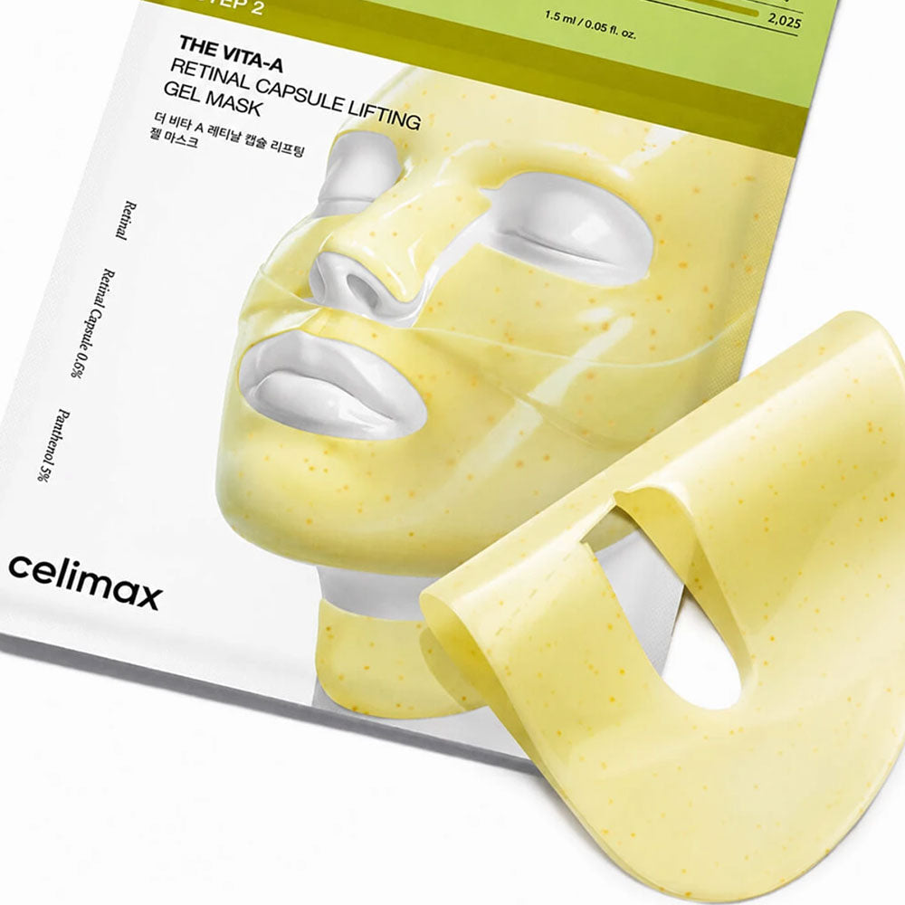 CELIMAX - The Vita-A Retinal Shot Tightening 2-Step Gel Mask - (Single Sheet)