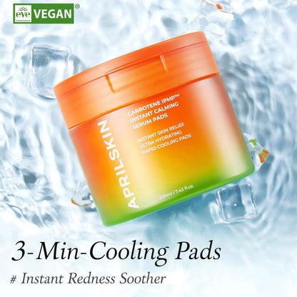 APRILSKIN Carrotene IPMP Instant Calming Serum Pads (80 Pads)