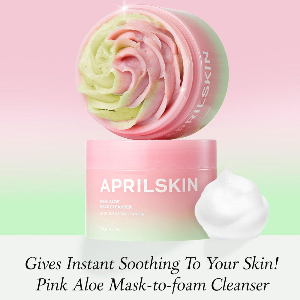 APRILSKIN Pink Aloe Pack Cleanser 120g