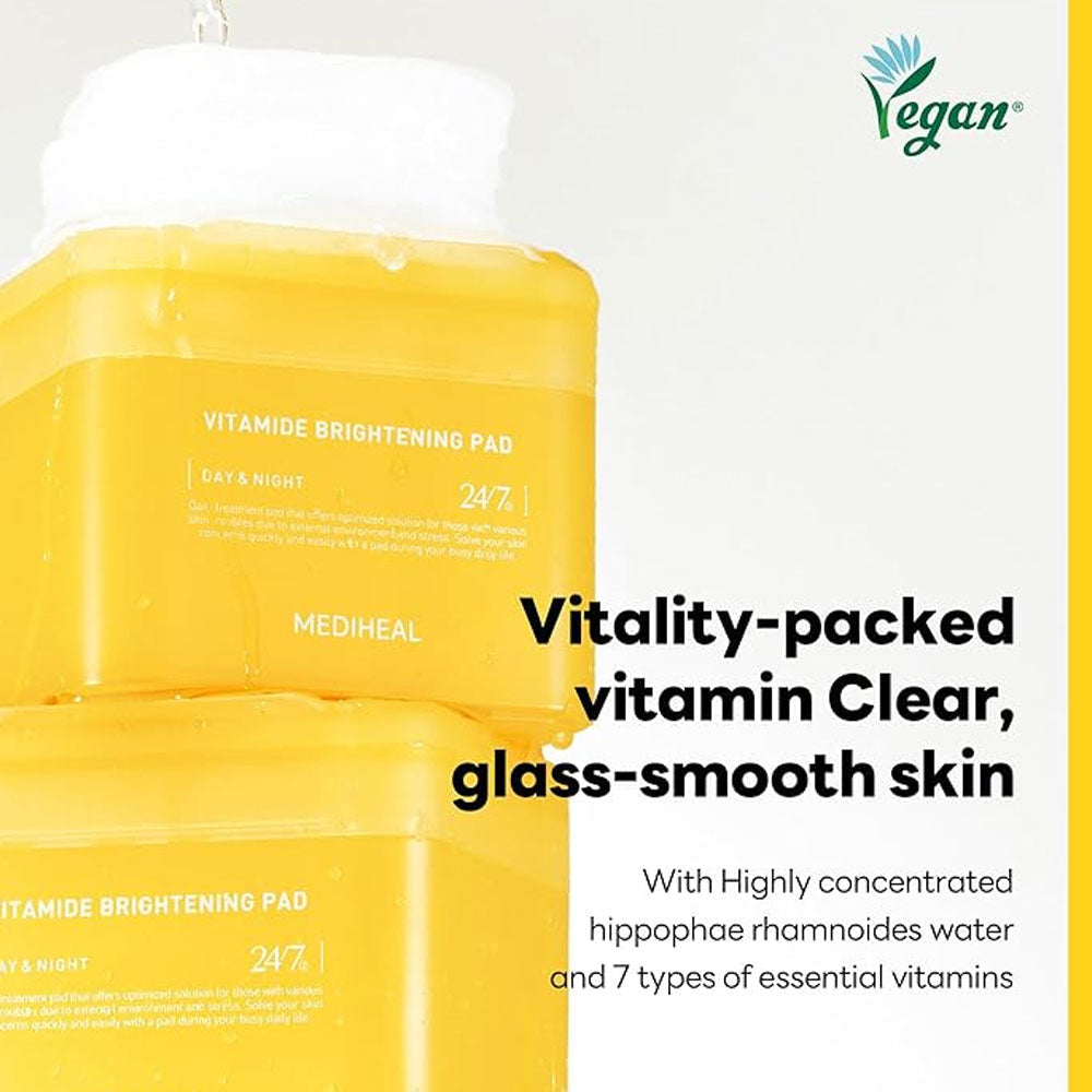 MEDIHEAL Vitamide Brightening Pads (Pack of 100)