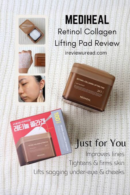 Mediheal Retinol Collagen Lifting Pads (Pack of 100)