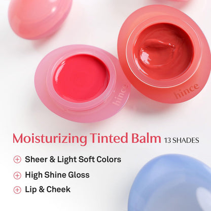 HINCE - Moisturising Tinted Balm Lip & Cheek - RAW ROSE DEW
