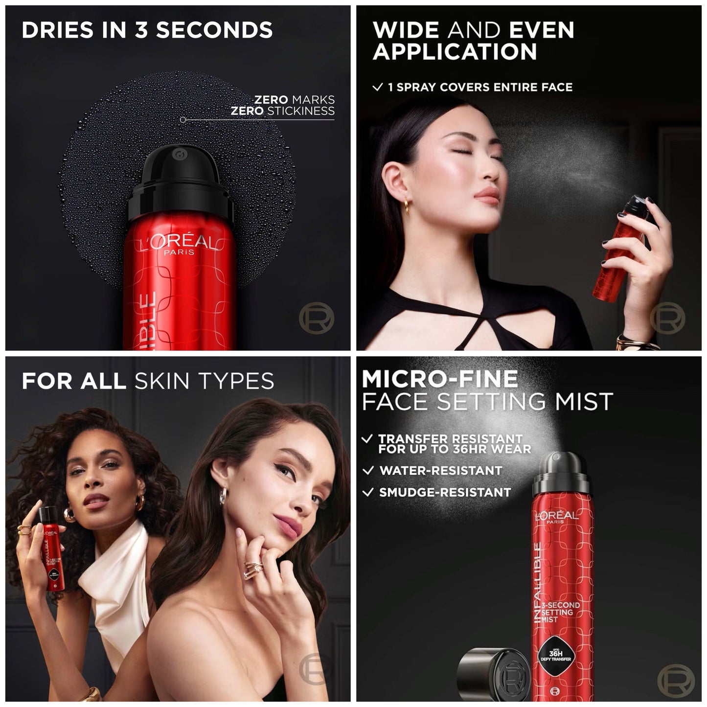 L'Oreal - 3-Second Setting Spray - 50ml