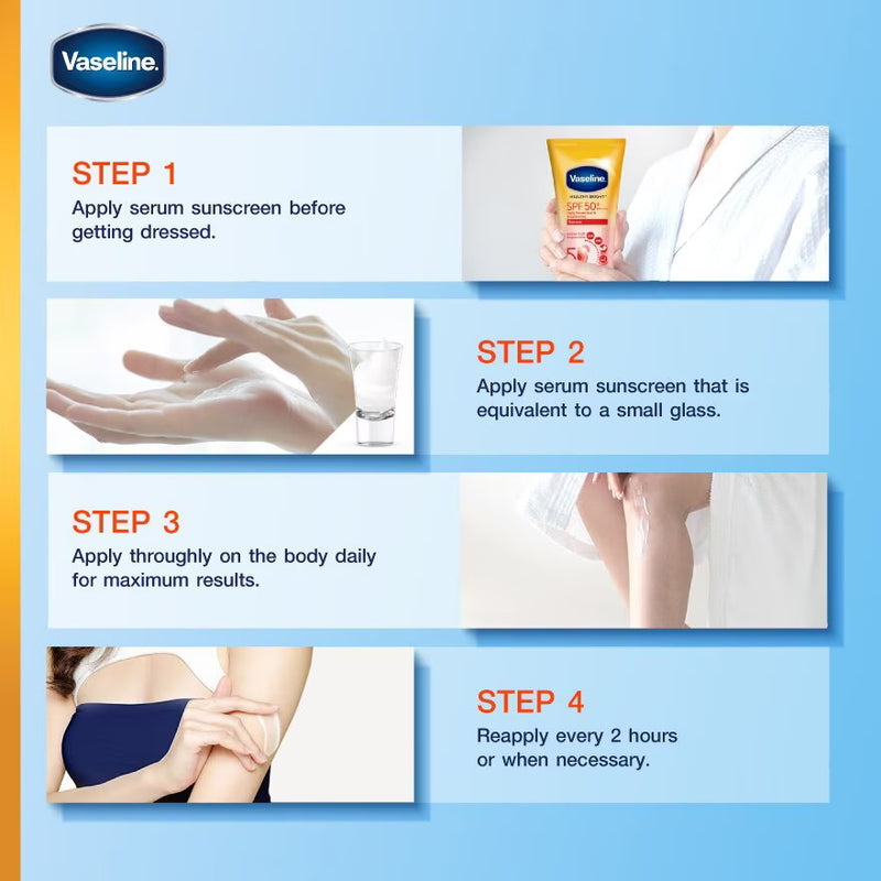 VASELINE - Daily Protection & Brightening Serum SPF 50+ PA++++