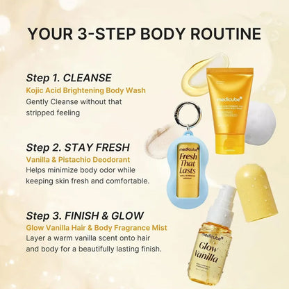 MEDICUBE - Fresh Glow Travel Body Kit - 3 PCS