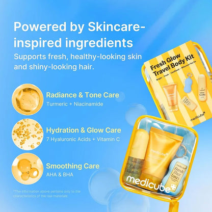 MEDICUBE - Fresh Glow Travel Body Kit - 3 PCS
