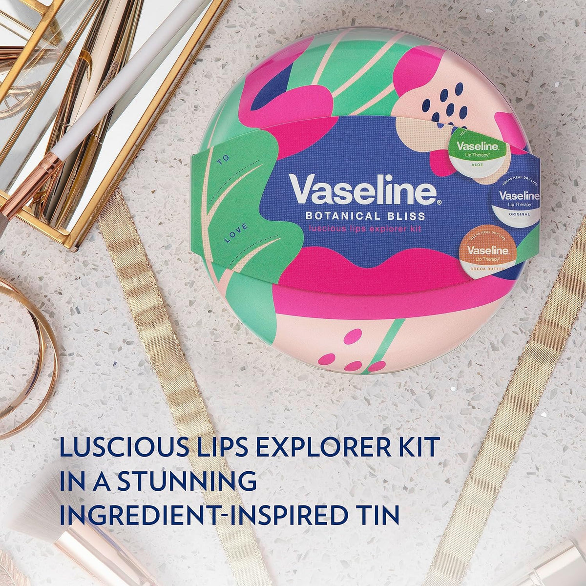 VASELINE - Botanical Bliss Luscious Lips Explorer Kit