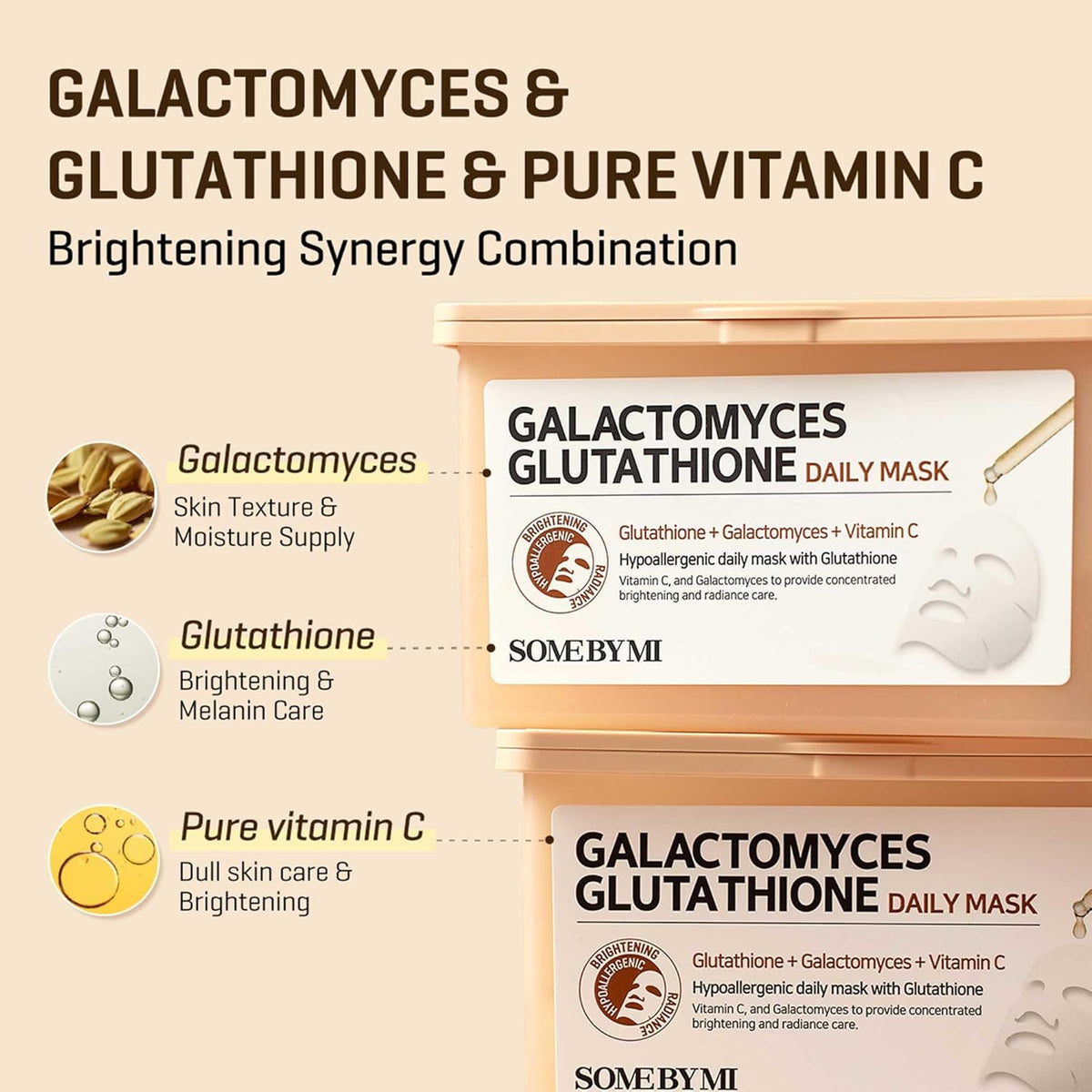 SOME BY MI - Galactomyces Glutathione Daily Mask