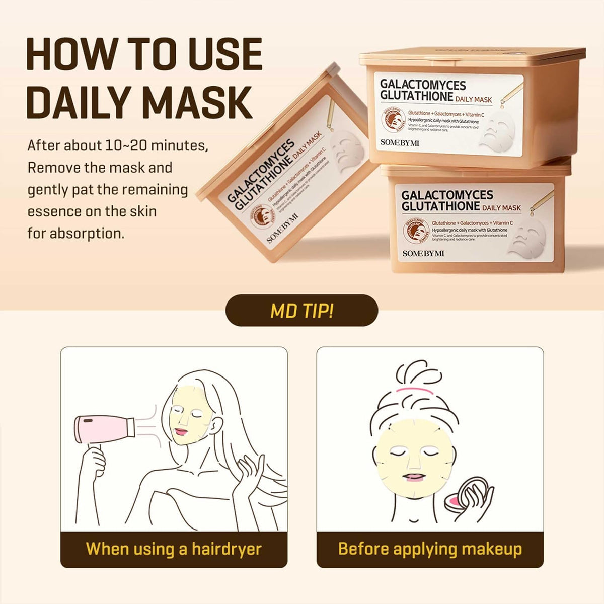 SOME BY MI - Galactomyces Glutathione Daily Mask