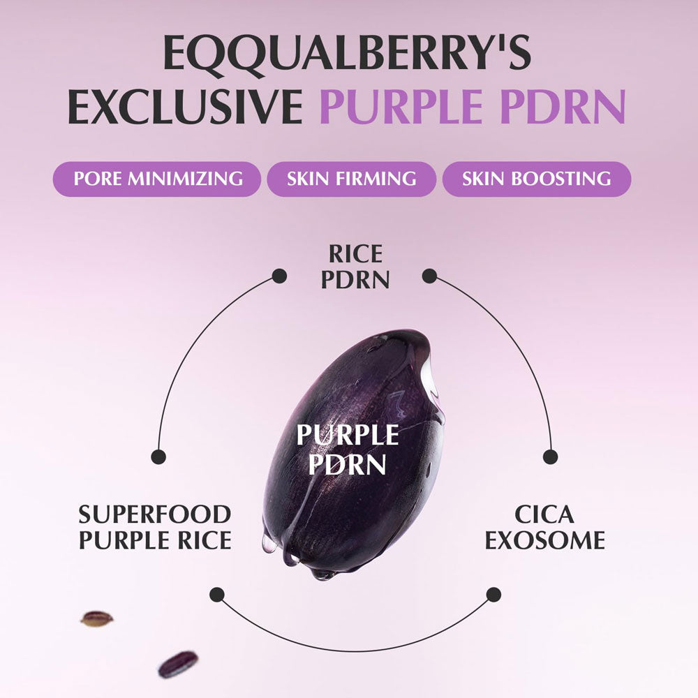 EQQUALBERRY - Purple PDRN Pore Minimizing Serum - 30ml