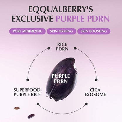 EQQUALBERRY - Purple PDRN Pore Minimizing Serum - 30ml