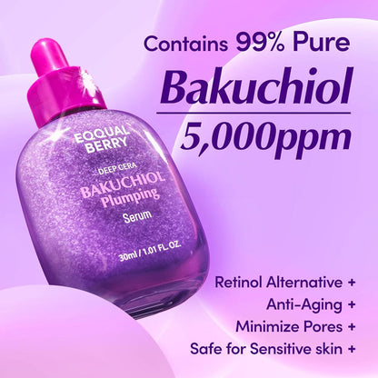 EQQUALBERRY - Bakuchiol Plumping Serum - 30ml