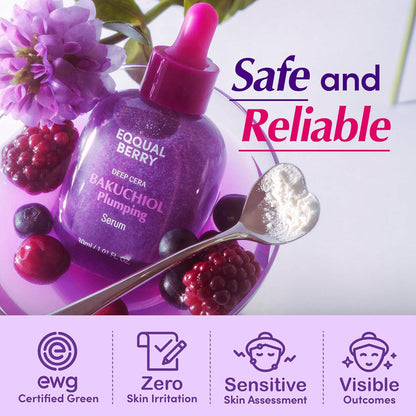 EQQUALBERRY - Bakuchiol Plumping Serum - 30ml
