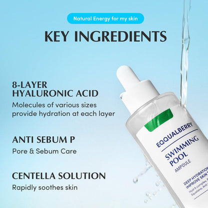 EQQUALBERRY - Swimming Pool Ampoule - 50ml