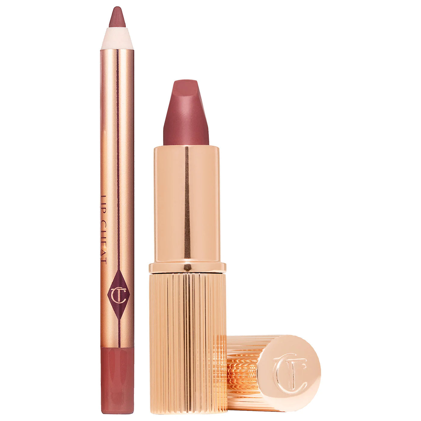 CHARLOTTE TILBURY - Mini Pillow Talk Lipstick & Liner Set - PILLOW TALK MEDIUM