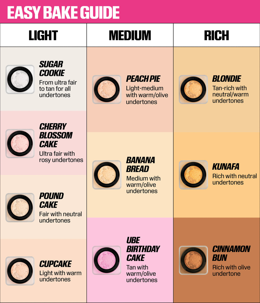 HUDA BEAUTY - Easy Bake Loose Baking & Setting Powder - CHERRY BLOSSOM CAKE