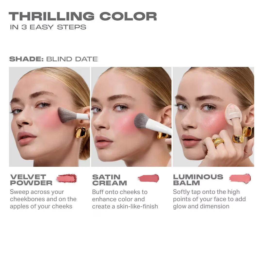 MORPHE - Cheek Thrills Multi-Finish Face Trio - APRÈS SKI