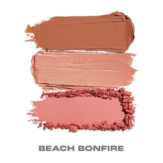 MORPHE - Cheek Thrills Multi-Finish Face Trio - BEACH BONFIRE