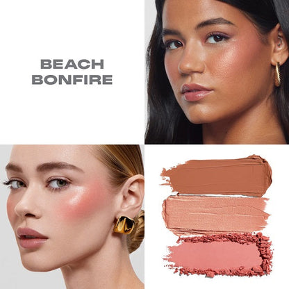 MORPHE - Cheek Thrills Multi-Finish Face Trio - BEACH BONFIRE