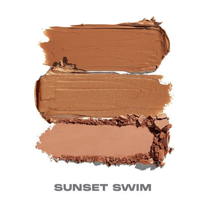 MORPHE - Cheek Thrills Multi-Finish Face Trio - SUNSET SWIM