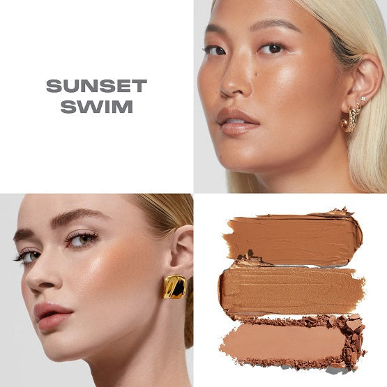 MORPHE - Cheek Thrills Multi-Finish Face Trio - SUNSET SWIM
