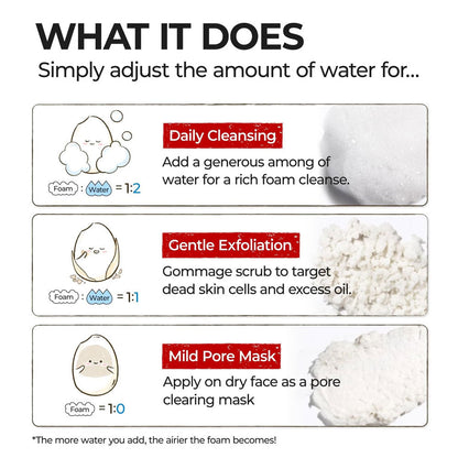 NUMBUZIN - No.3 Rice Enzyme Skin Softening Cleansing Foam - 170ml