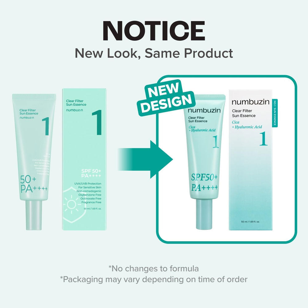 NUMBUZIN - No.1 Clear Filter Sun Essence - 50ml