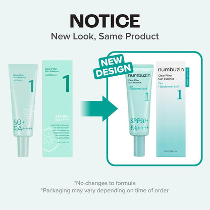 NUMBUZIN - No.1 Clear Filter Sun Essence - 50ml