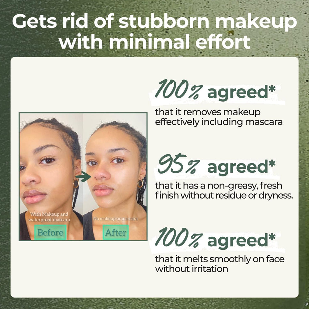 NUMBUZIN - No.3 Pore & Makeup Cleansing Balm With Green Tea And Charcoal - 85g