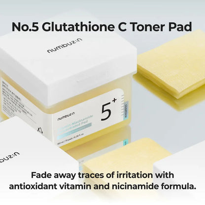 NUMBUZIN - No.5 Vitamin-Niacinamide Concentrated Pad - 70 Pads