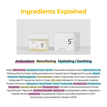 NUMBUZIN - No.5 Vitamin-Niacinamide Concentrated Pad - 70 Pads