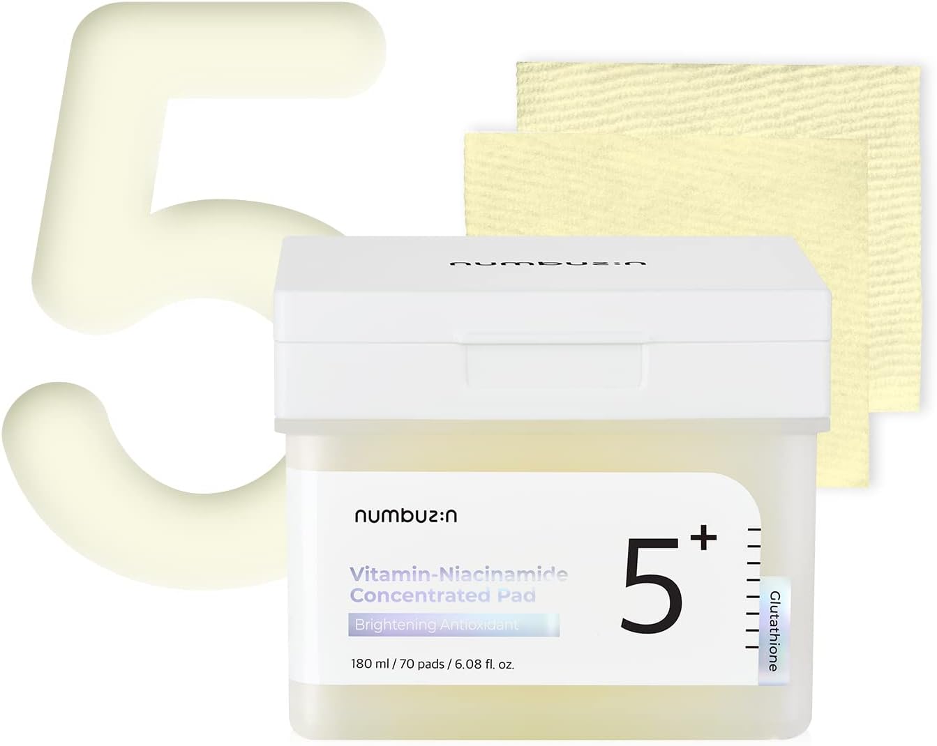 NUMBUZIN - No.5 Vitamin-Niacinamide Concentrated Pad - 70 Pads