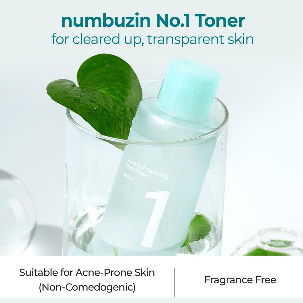 NUMBUZIN - No.1 Pure-Full Calming Herb Toner - 300ml