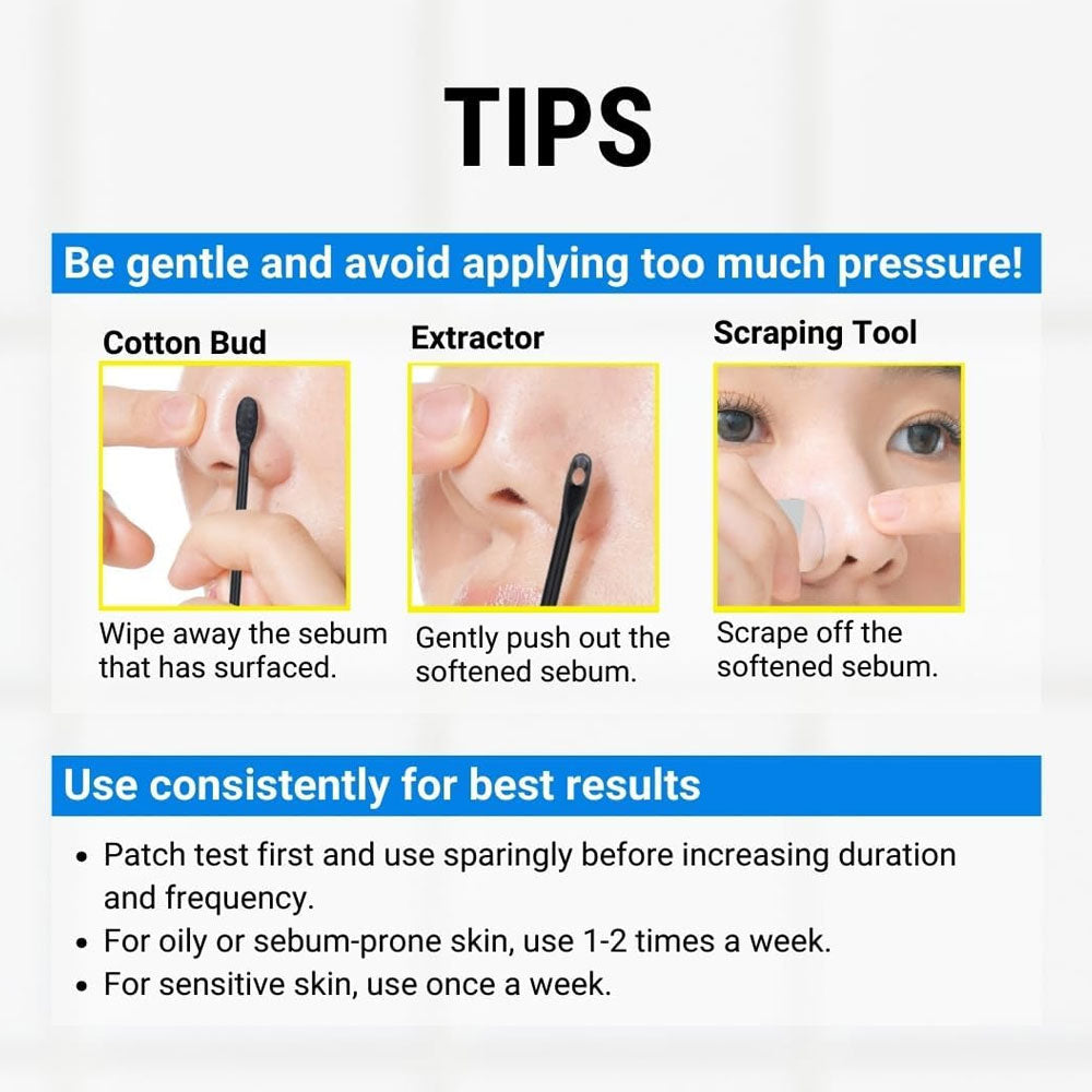 JUMISO - Blackhead Melting Softener & Cotton Pad Set