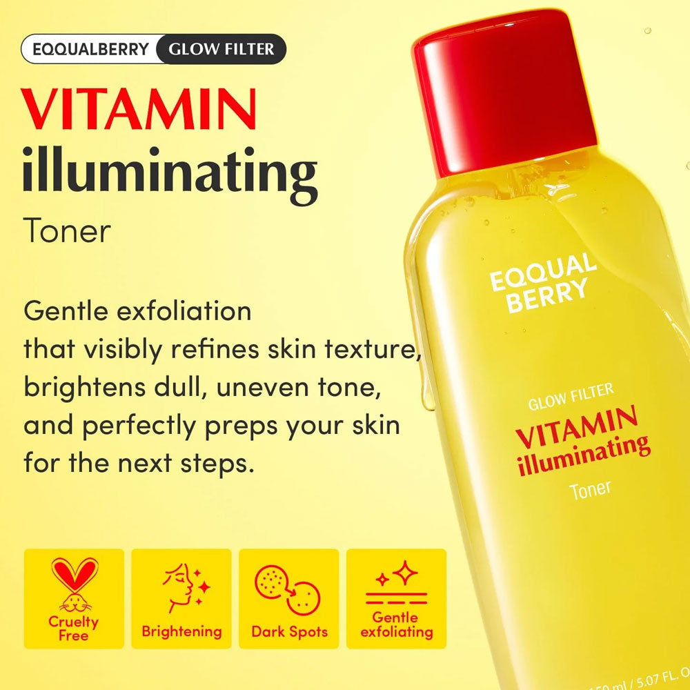EQQUALBERRY - Vitamin illuminating Toner - 150ml