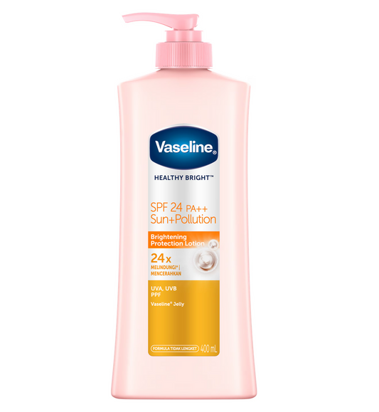 VASELINE - Healthy Bright Sun + Pollution Protection Brightening Defense Lotion SPF 24 - 400ml