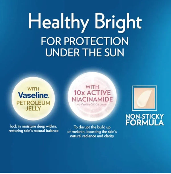 VASELINE - Healthy Bright Sun + Pollution Protection Brightening Defense Lotion SPF 24 - 400ml
