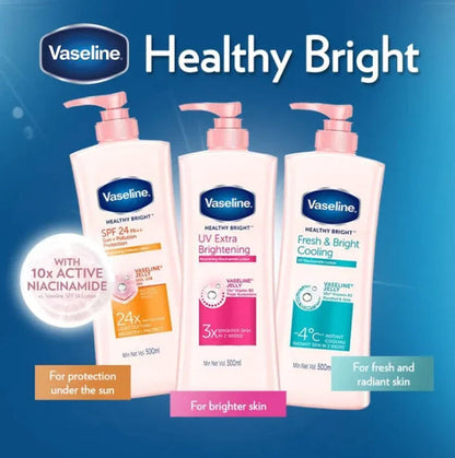 VASELINE - Healthy Bright Sun + Pollution Protection Brightening Defense Lotion SPF 24 - 400ml