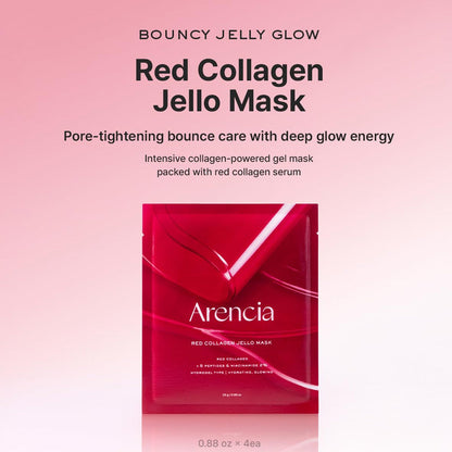 ARENCIA - Red Collagen Jello Mask - (Single Sheet)