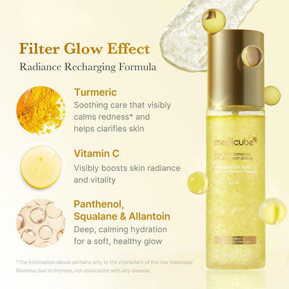 MEDICUBE - Kojic Acid Turmeric Vita Jelly Mist Serum - 100ml