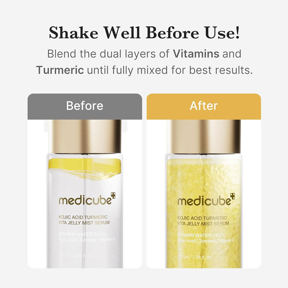 MEDICUBE - Kojic Acid Turmeric Vita Jelly Mist Serum - 100ml