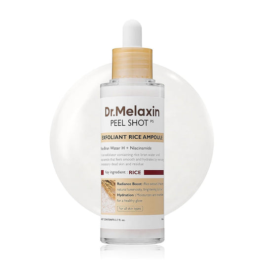 Dr.MELAXIN - Peel Shot Exfoliant White Rice Ampoule - 80ml