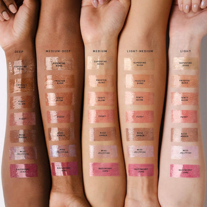 FENTY BEAUTY - by Rihanna 
Gloss Bomb Oil Luminizing Lip Oil 'N Gloss - Fu$$Y