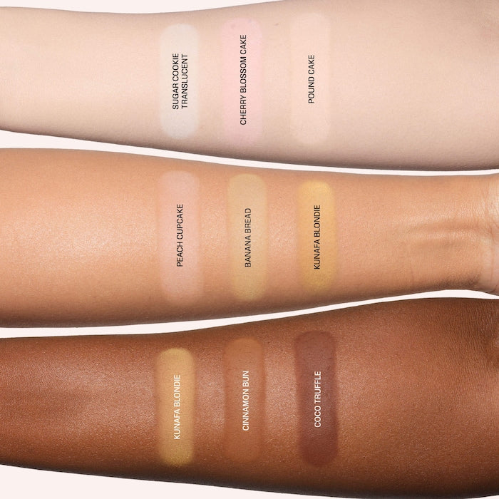 HUDA BEAUTY - Easy Bake Airbrush Matte Pressed Setting Powder - PEACH CUPCAKE