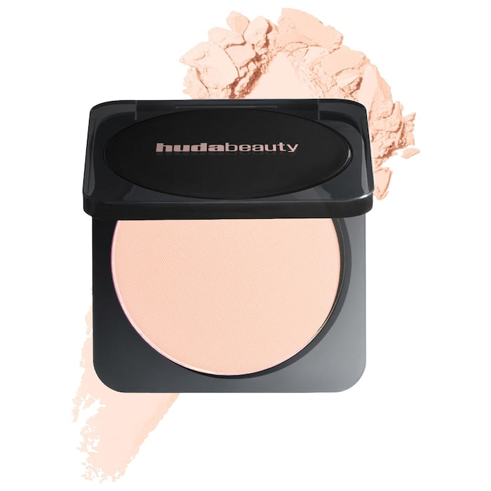 HUDA BEAUTY - Easy Bake Airbrush Matte Pressed Setting Powder - PEACH CUPCAKE