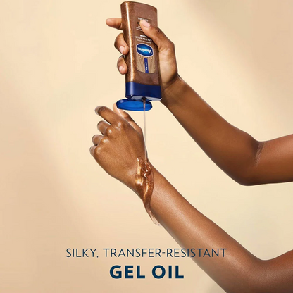 VASELINE -  Glazed and Glisten Golden Hour Body Glow Gel Oil - 200ml