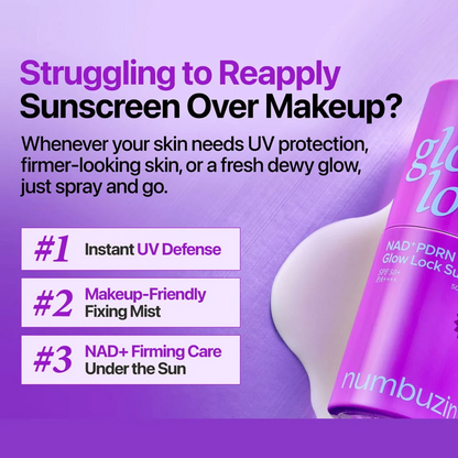 NUMBUZIN - No.9 NAD+ PDRN Glow Lock Sun Spray SPF50+ PA++++ 50ml